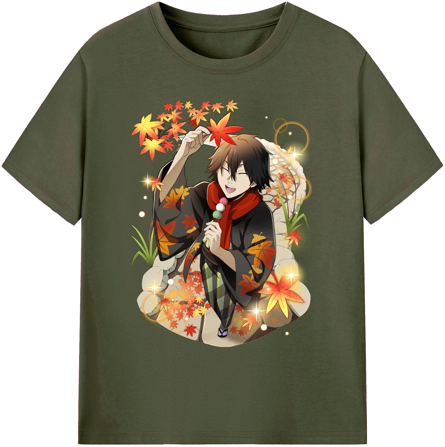 （画像用） 文豪ストレイドッグス Bungo Stray Dogs 綿100％ メンズ半袖Tシャツ｜肌触りやわらか＆通気性